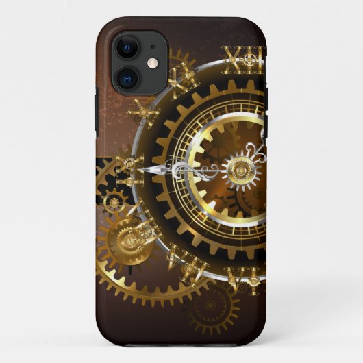 Steampunk clock Case-Mate iPhone hülle (Rückseite)