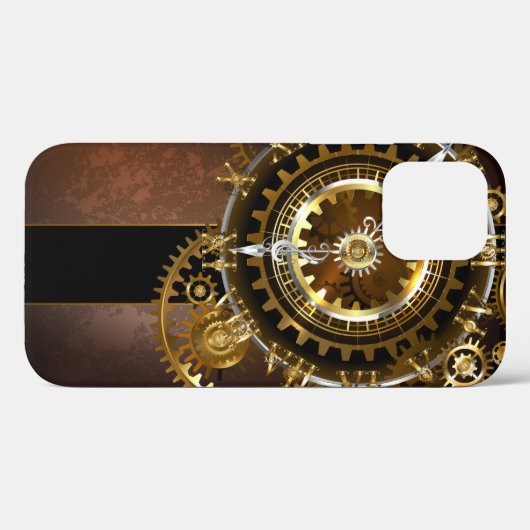 Steampunk clock Case-Mate iPhone hülle (Rückseite (Horizontal))