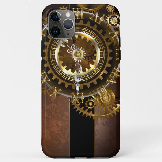 Steampunk clock Case-Mate iPhone hülle (Rückseite)