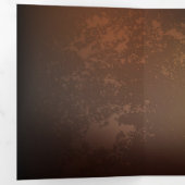 Steampunk clock dreifach gefaltete einladung (Innen Erste Seite)