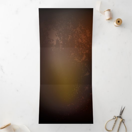 Steampunk clock dreifach-gefaltete programmkarte (Innenseite)