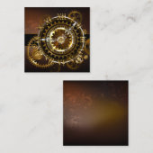 Steampunk clock empfehlungskarte (Vorne/Hinten)
