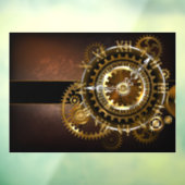 Steampunk clock fensteraufkleber (Blatt 3)