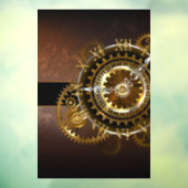 Steampunk clock fensteraufkleber (Blatt 3)