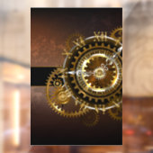 Steampunk clock fensteraufkleber (Blatt 2)