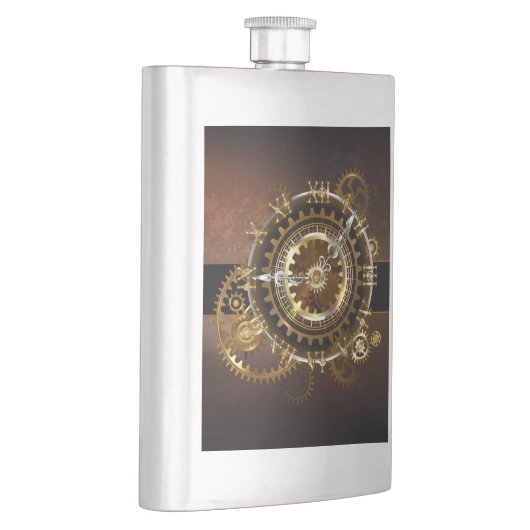 Steampunk clock flachmann (Rechts)