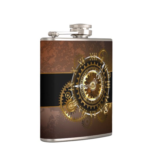 Steampunk clock flachmann (Rechts)