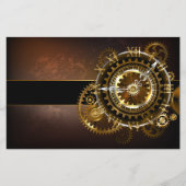 Steampunk clock flyer (Vorne)