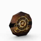 Steampunk clock fotoblock (Links)