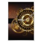 Steampunk clock fotodruck (Vorne)
