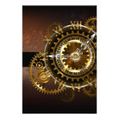 Steampunk clock fotodruck (Vorne)