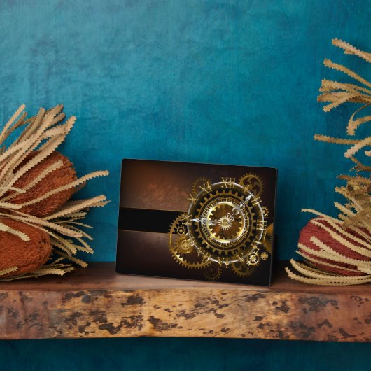 Steampunk clock fotoplatte (Seite)