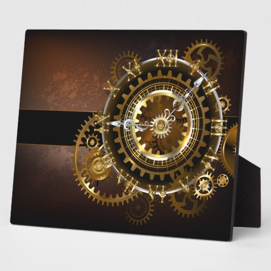 Steampunk clock fotoplatte (Seite)