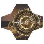 Steampunk clock fußball (Flach)