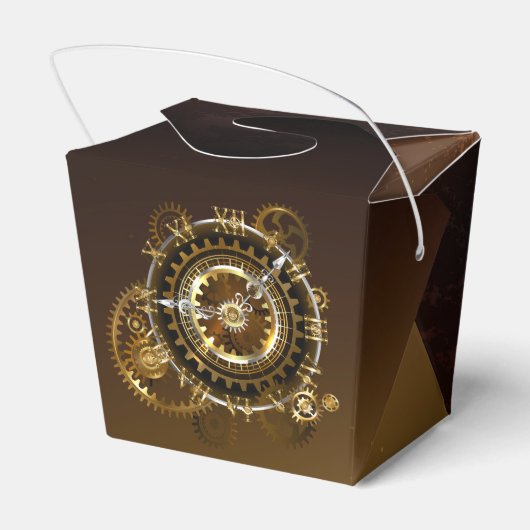 Steampunk clock geschenkschachtel (Rückseite)