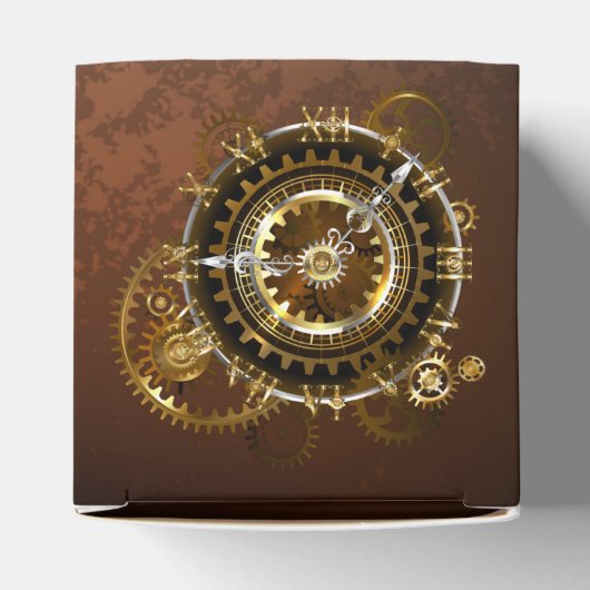Steampunk clock geschenkschachtel (Oben)