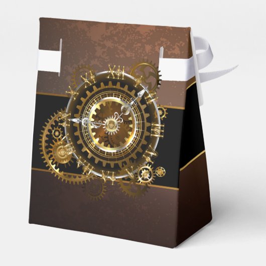 Steampunk clock geschenkschachtel (Rückseite)