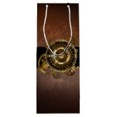 Steampunk clock geschenktüte für weinflaschen (Rückseite)