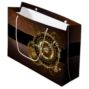 Steampunk clock große geschenktüte
