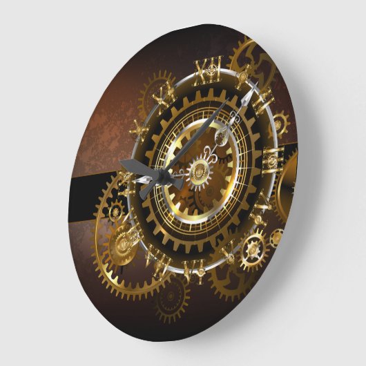 Steampunk clock große wanduhr (Winkel)