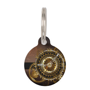 Steampunk clock haustiermarke