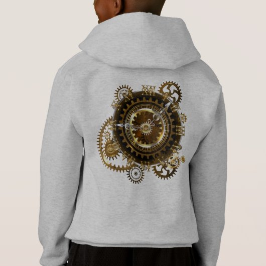 Steampunk clock hoodie (Rückseite)