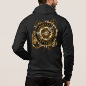 Steampunk clock hoodie (Rückseite)