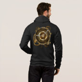 Steampunk clock hoodie (Schwarz voll)