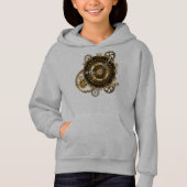 Steampunk clock hoodie (Vorderseite)
