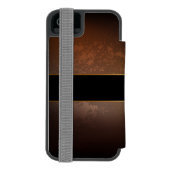 Steampunk clock incipio iPhone Geldbeutel-Hülle (Folio Rückseite)