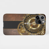 Steampunk clock iPhone hülle (Rückseite (Horizontal))