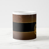 Steampunk clock Jumbo-Tasse (Vorderseite)