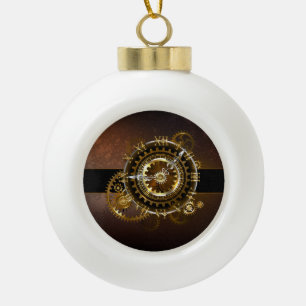 Steampunk clock keramik Kugel-Ornament