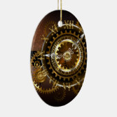 Steampunk clock keramik ornament (Rechts)