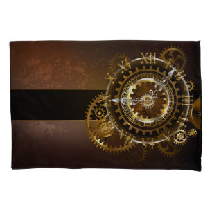 Steampunk clock kissenbezug