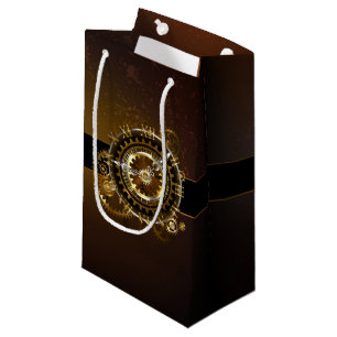 Steampunk clock kleine geschenktüte