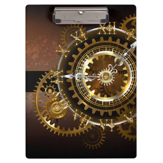 Steampunk clock klemmbrett (Vorderseite)