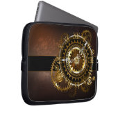 Steampunk clock laptopschutzhülle (Vorne Rechts)