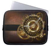 Steampunk clock laptopschutzhülle (Vorderseite)