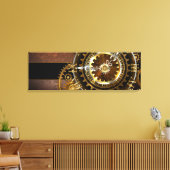 Steampunk clock leinwanddruck (Insitu (Wohnzimmer))
