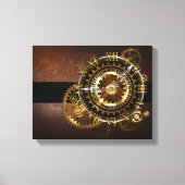 Steampunk clock leinwanddruck (Vorderseite)
