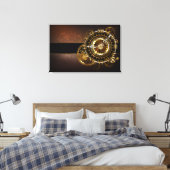 Steampunk clock leinwanddruck (Insitu (Schlafzimmer))