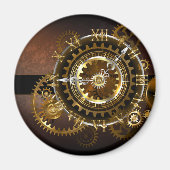 Steampunk clock magnet (Vorne)