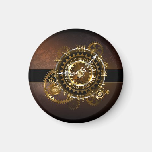 Steampunk clock magnet (Vorne)