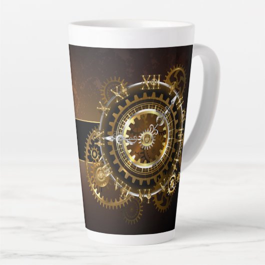 Steampunk clock milchtasse (Rechte Ecke)