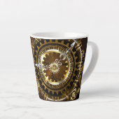Steampunk clock milchtasse (Rechte Ecke)