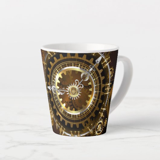 Steampunk clock milchtasse (Rechte Ecke)