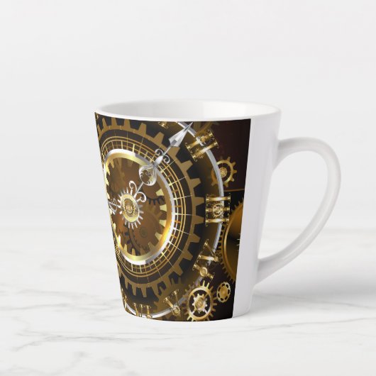 Steampunk clock milchtasse (Rechts)