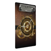 Steampunk clock mini klemmbrett (Schrägansicht)