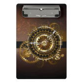 Steampunk clock mini klemmbrett (Vorderseite)